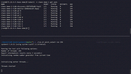 Expérience de chaos en cours