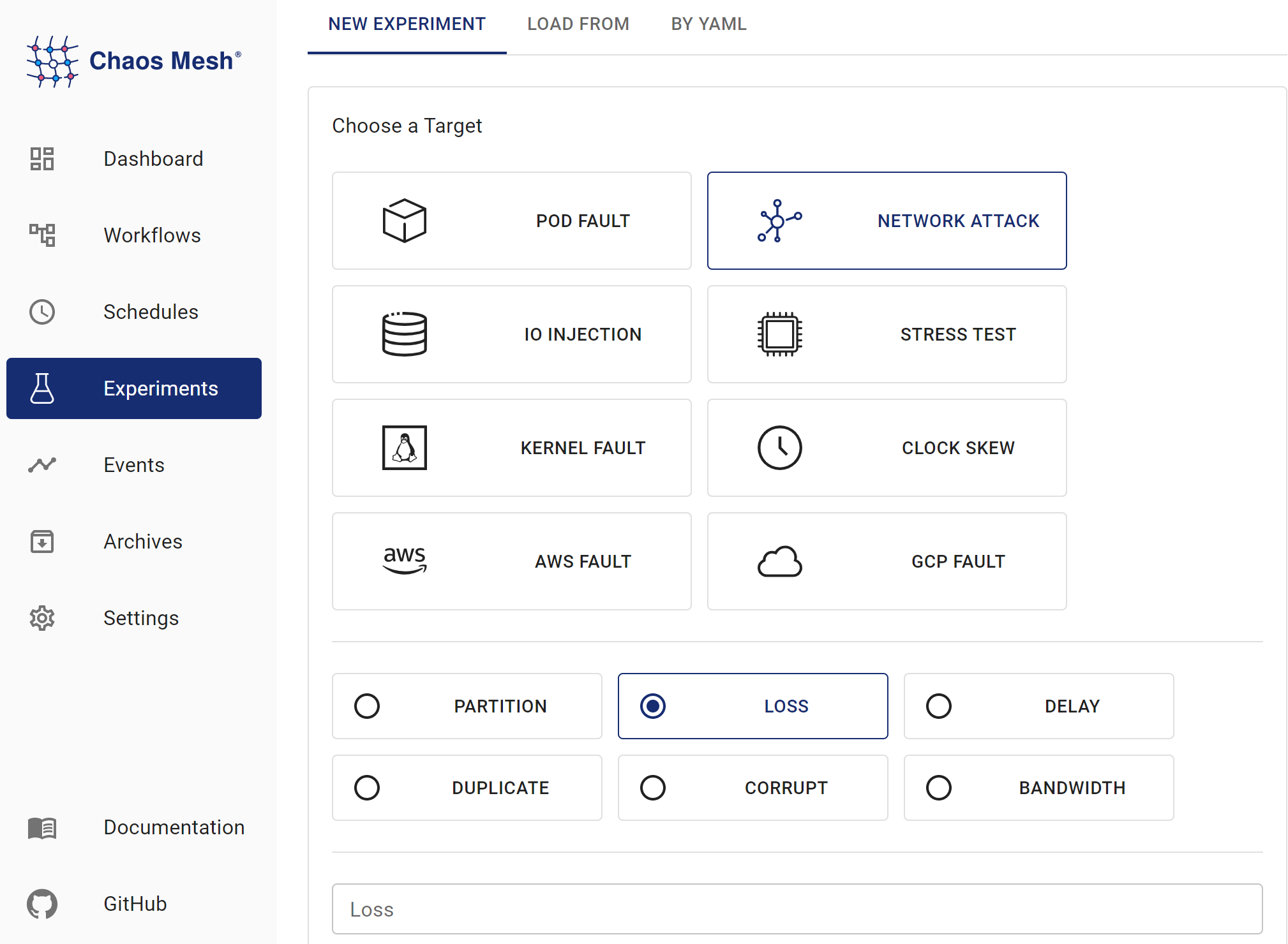 Expériences NetworkChaos