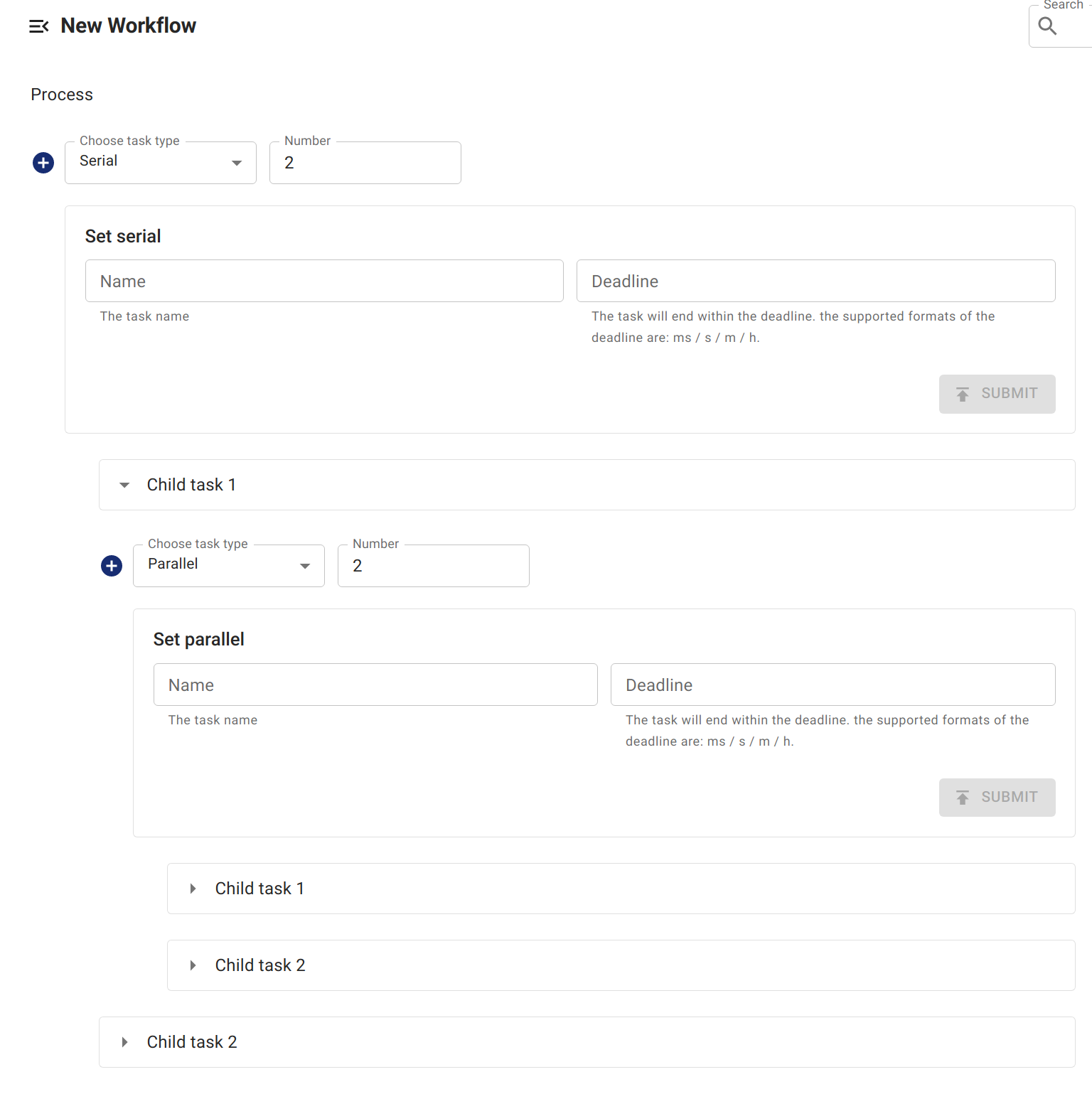 Nested Serial And Parallel Node